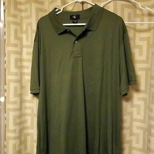 Calvin Klein XXL polo ss shirt, army green